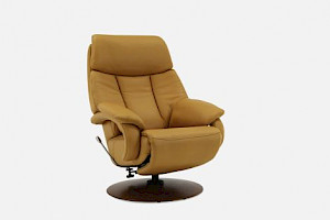 Fernseh- und Relaxsessel Z22214 - Leder, verstellbar, medium