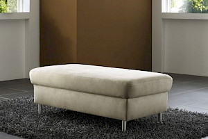 XXL Hocker Z22310-2 - Stoffbezug, aufklappbar, 130x65 cm